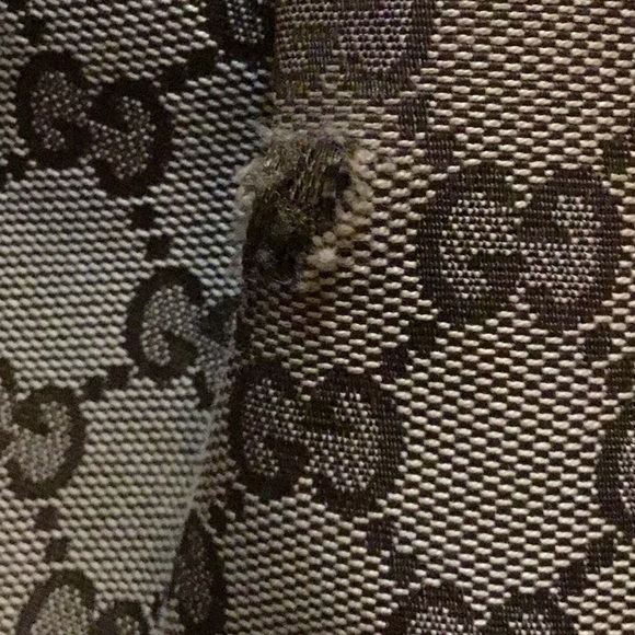 Gucci vintage. Beige and Brown. Medium size. - Picture 4 of 10